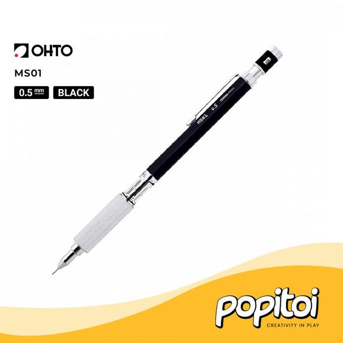 

TERMURAH - OHTO MS01 Mechanical Pencil 0.3 0.5 mm Pensil Mekanik Cetek Gambar Sketch Sketsa