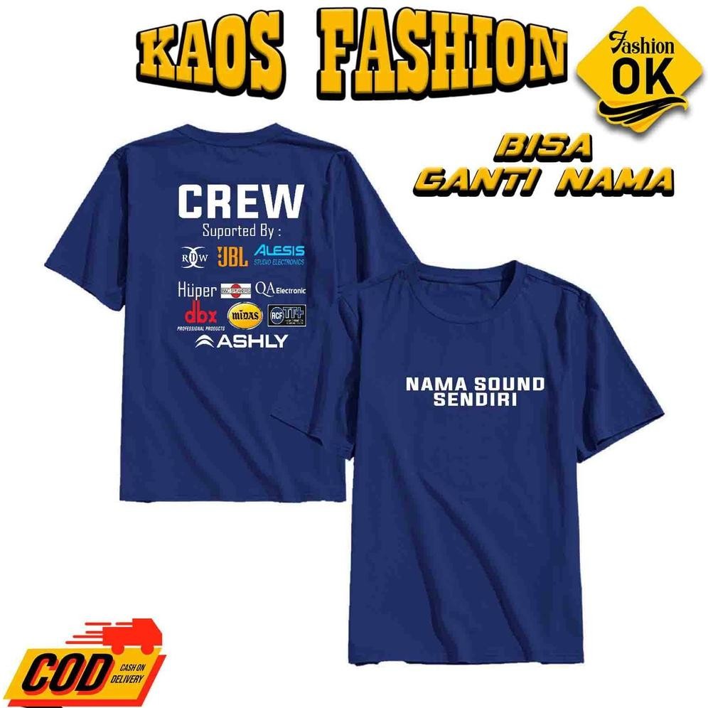Kaos Crew Audio Kaos Crew Sound System Desain Sendiri Kaos Audio Kualitas Distro Kaos Sound System K