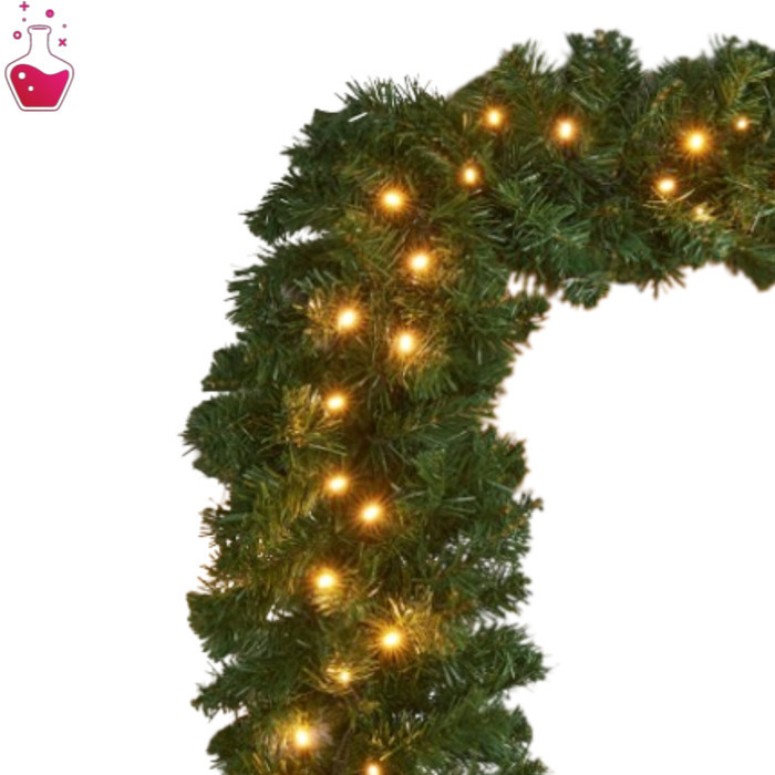 Garland PVC Tebal Dekorasi Hiasan Natal Garland Natal 2 Meter