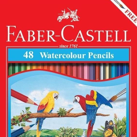 

Sil Warna Faber Castell 48 Water Colour / Free Kuas Dan Rautan