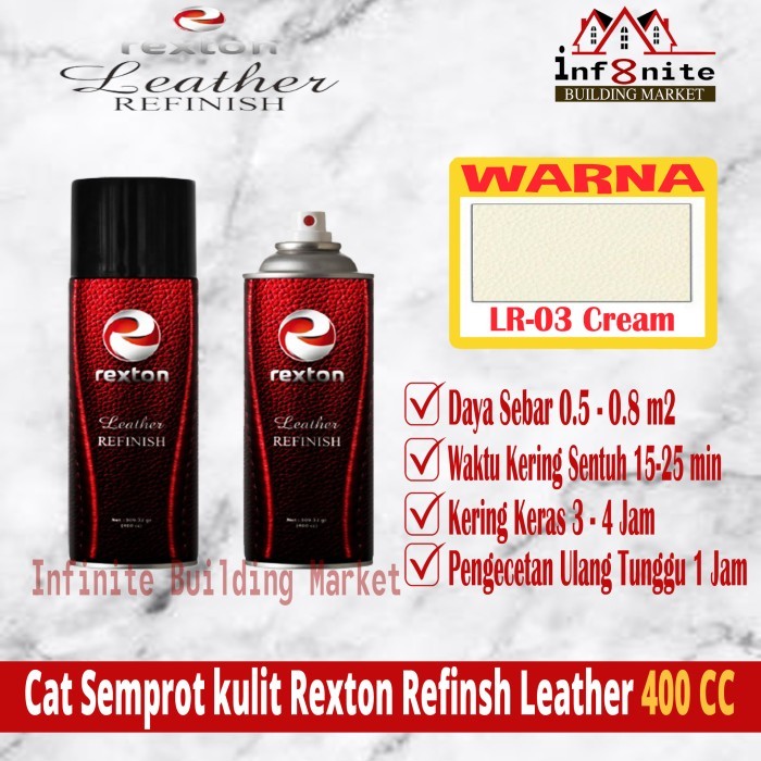 Cat Semprot Kulit Leather Rexton Refinish Cat Jok Kulit Mobil Sofa READY
