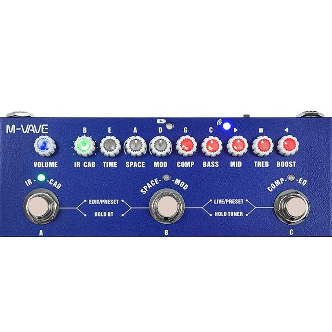 M-Vave Cube Baby Elektrik Pedal Multi Efek Gitar M Vave Cube Baby Bass Effect Mvave Cube Baby Acoust