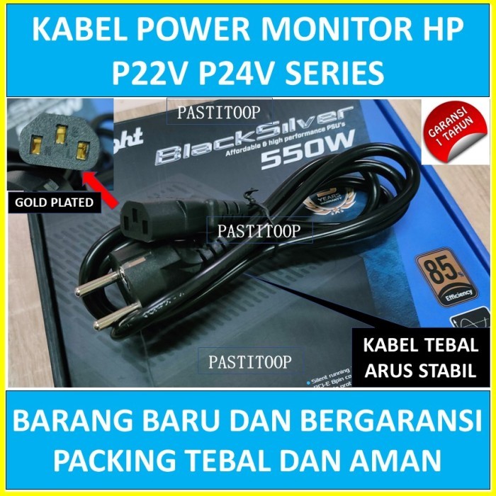 Kabel power monitor hp p22v p24v terbaru BEST SELLER