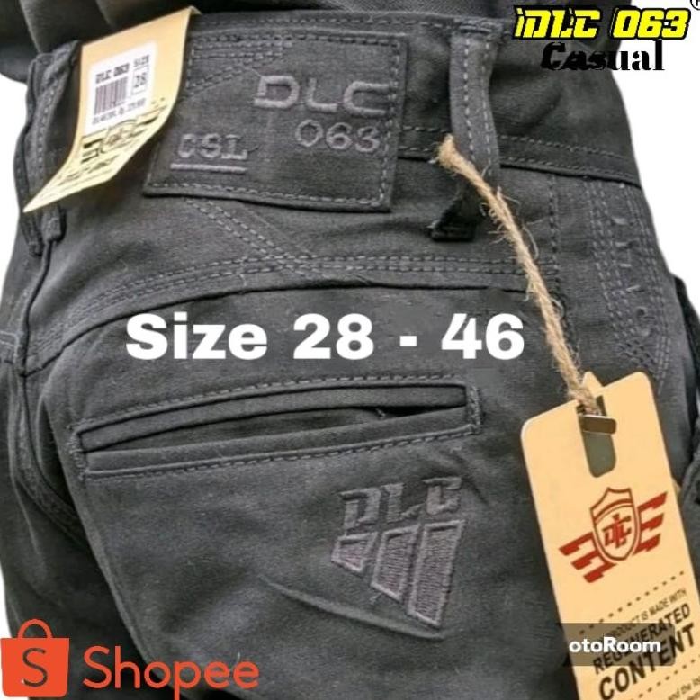 Celana Bahan Pria Celana Kantor Celana Formal Cardinal Dlc Ada Ukuran Jumbo / Panjang Kanvas Dlc063 
