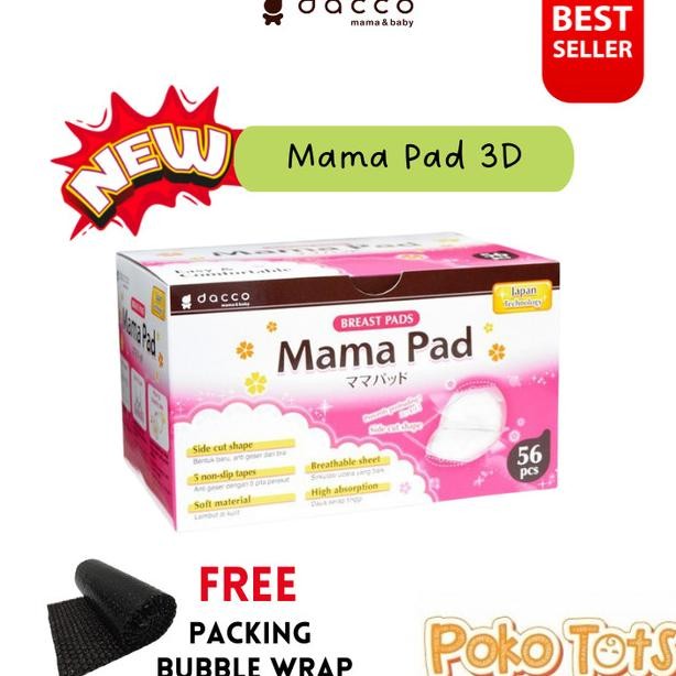

Yerap Asi Dacco Mamapad Breastpad Mama Pad Isi 56 Breast Pad 3 Pak