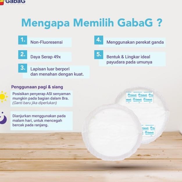

Gabag Disposable Breast Pad Yerap Asi Sekali Pakai