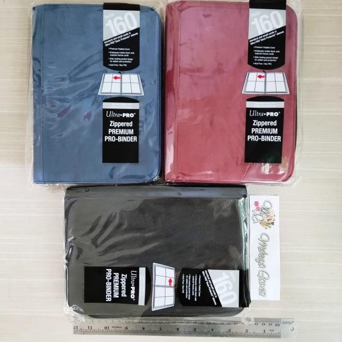 

TERBARU - Ultra Pro Suede A5 Zippered 4-Pocket Premium PRO-BINDER 160 Ritsleting
