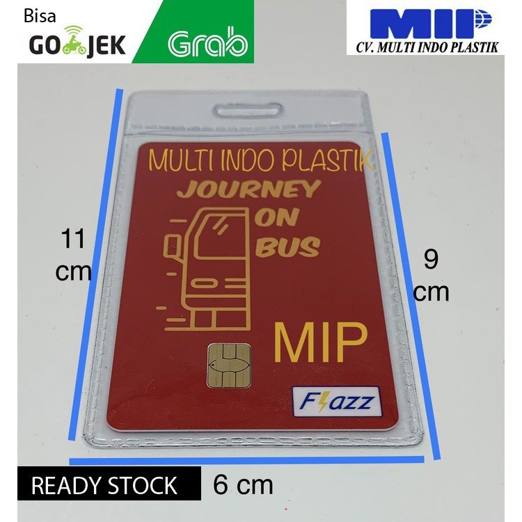 

Kantong etoll bening/plastik etoll transparan/kantong id card murah