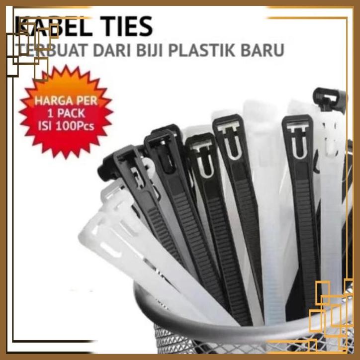 

[JA55] TALI TIS/KABEL TIES/CABLE TIE 40CM/40 CM (4,8 X 400MM) ISI 100 PCS