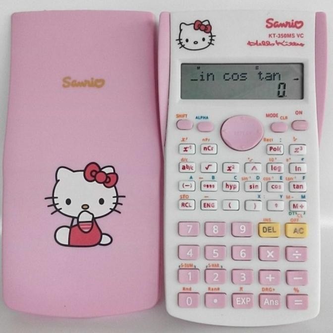 

TERSEDIA KALKULATOR SCIENTIFIC HELLO KITTY CALCULATOR ILMIAH SAMA DGN FX-350MS