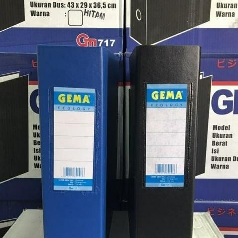 

BEBAS ONGKIR - Ordner Gema 717 Folio Biru ( 1 Dus : 12 Pcs)