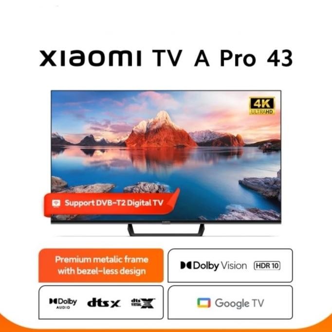 TERMURAH - Xiaomi Smart TV A Pro 55inch 43inch 32inch Google TV Digital 4K UHD