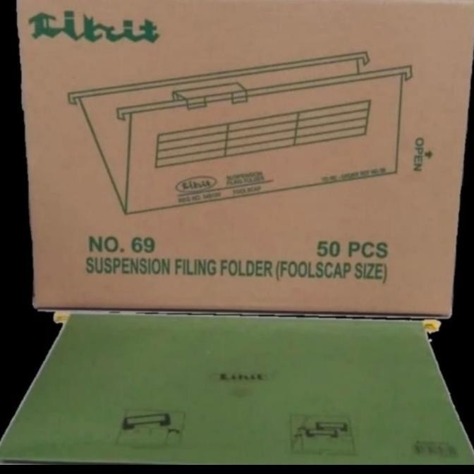 

Hangmap New Compass no 100 Suspension Filling Folder Map isi 50 Pcs