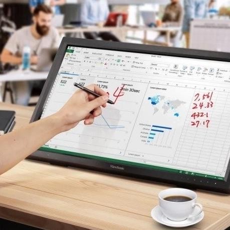 BEBAS ONGKIR - Monitor VIEWSONIC 24 Inch TD2423 IR Touchscreen