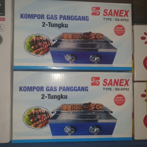 SANEX SN-KP02 GAS BBQ STOVE/KOMPOR GAS PANGGANGAN 2TUNGKU