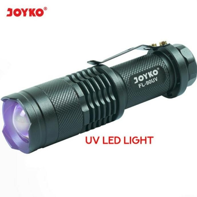 

TERSEDIA UV FLASHLIGHT SENTER LED JOYKO FL90UV - ALAT DETEKSI UANG