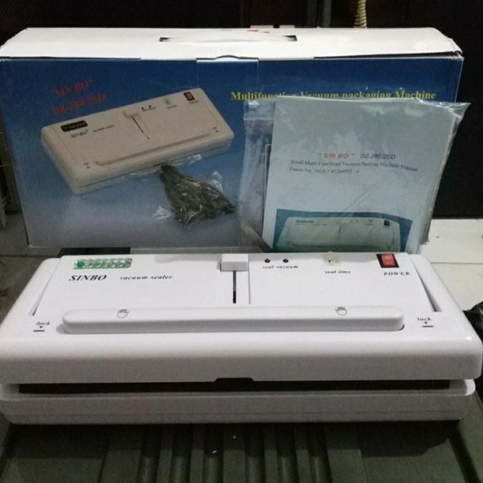 

TERSEDIA SINBO DZ280 2SD - VACUM SEALER MAKANAN ( PRESS PLASTIK )