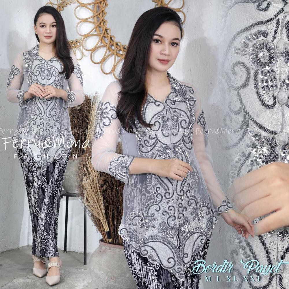 WTYU (ATASAN) Kebaya Payet Terbaru/Kebaya Natal Model Terbaru/Model kebaya kristen modern 2022/Baju 