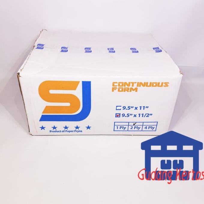 

CONTINUOUS FORM 9.5 X 11/2 2PLY SJ STANDAR PRS - BAGI 2