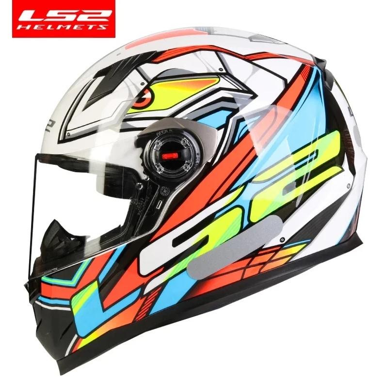 ls2 ff358 motorcycle helmet men women capacete ls2 full face helmet ece certification motocross raci