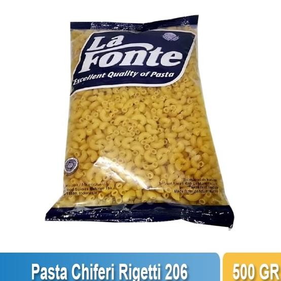 

La Fonte Pasta - Chiferi Rigatti 206 500Gr