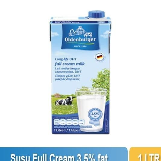 

Oldenburger - Fresh Lk Full Cream 3,5% Fat 1L / Susu Uht