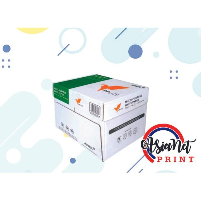 

BEBAS ONGKIR - Kertas HVS pplite F4 75 gr 1 box
