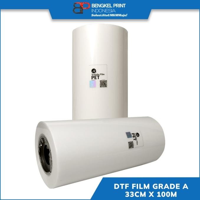 

TERMURAH - Kertas Transfer Film PET GRADE A DTF 33cm 1Roll