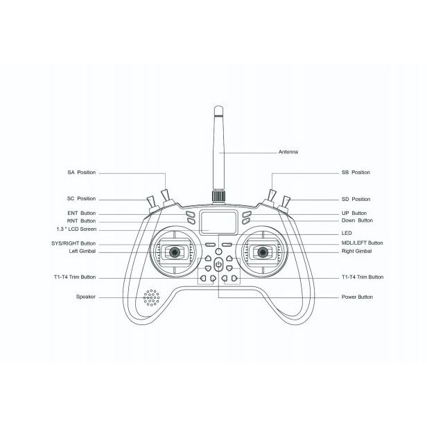 Jumper T-Lite Tlite V2 Radio Controller Hall Sensor Gimbals Jp4In1  Ready