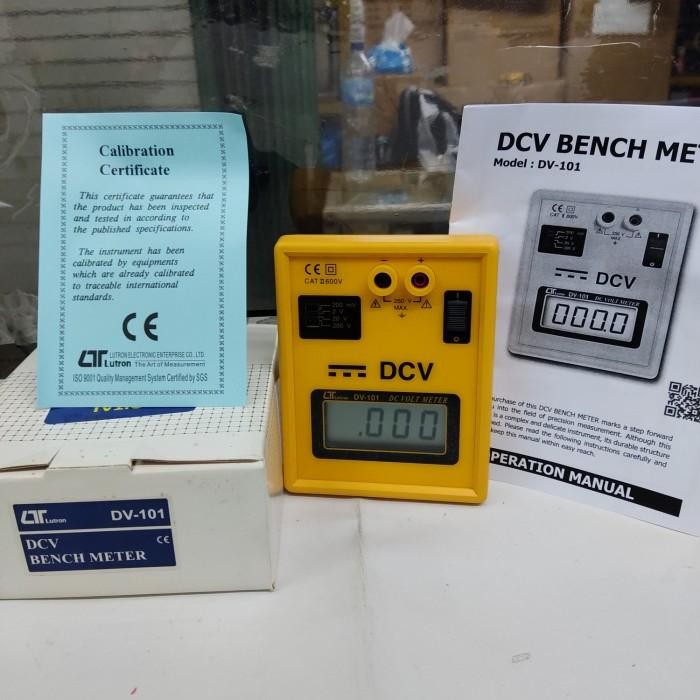 Lutron Dv-101 Dc Volt Bench Meter