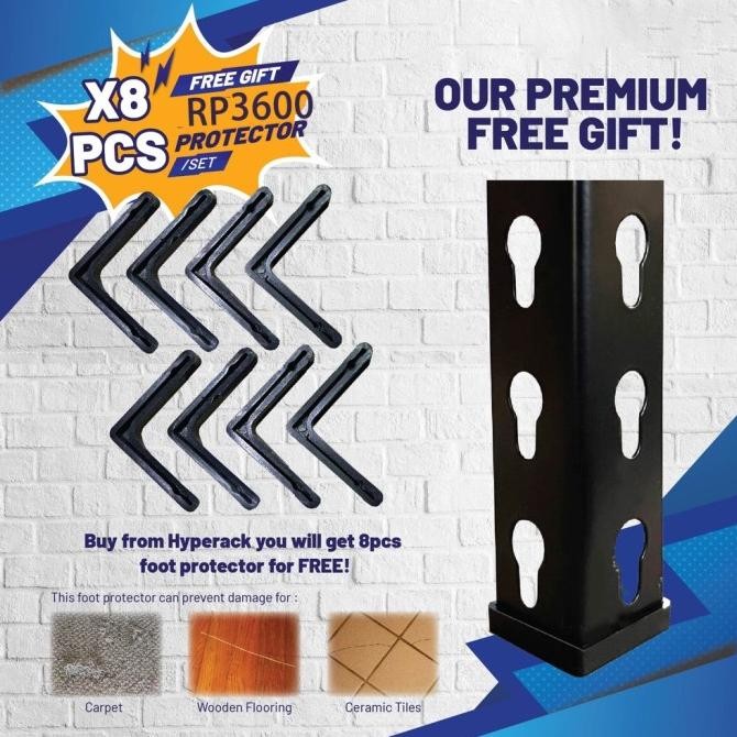 Rak Besi Serbaguna Rak Berkapasitas Besar Berlapis-lapis Rak Gudang