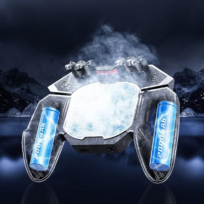 Memo Dl100 Gamepad Cooler Peltier 4000 Mah Battery Pendingin Hp Gaming
