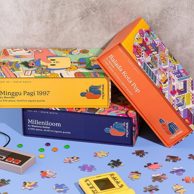 MINGGU PAGI 1997 by Sherchle a 500-piece Rekarekat Jigsaw Puzzle