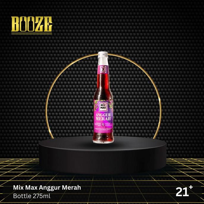 BRG BARU Mix Max Mixmax Anggur Merah RTD 4,8% 275ml - Booze Surabaya