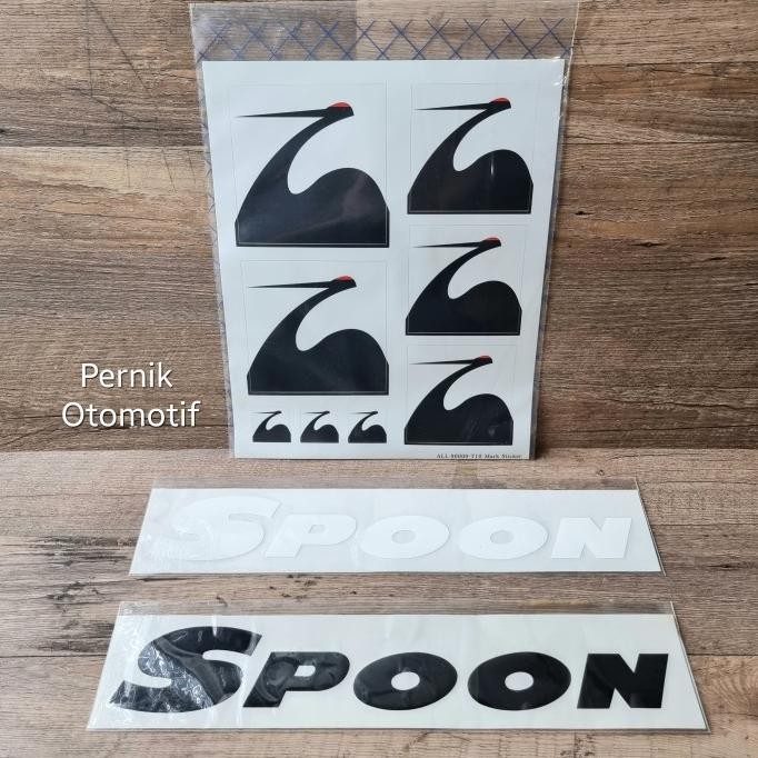 

BEBAS ONGKIR - SPOON Stickers Stiker Sticker Original Japan