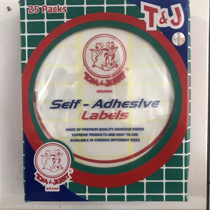 

TERBARU - Label Tom and Jerry 107 isi 25 pak