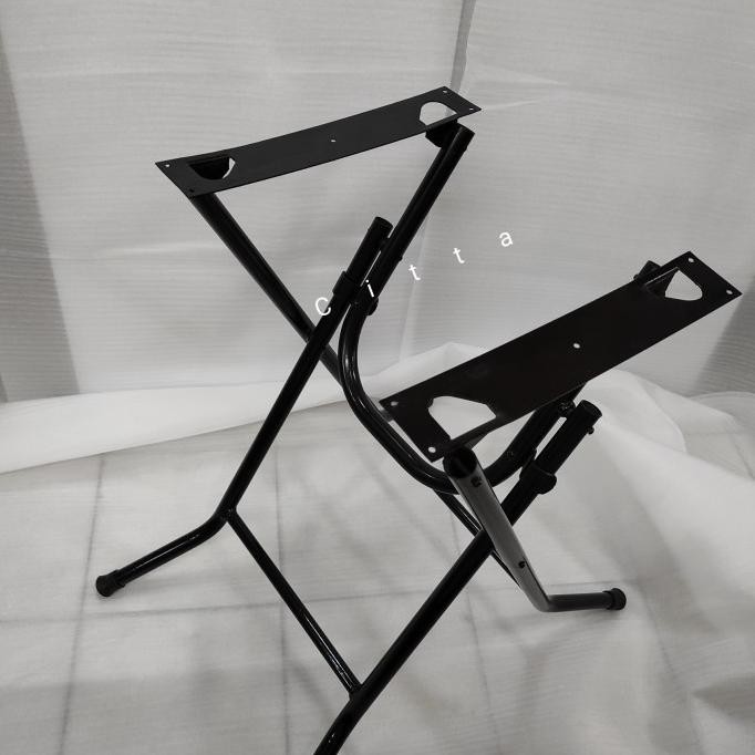 KAKI MEJA LIPAT BESI SILANG