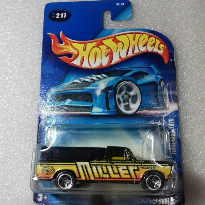 Hot Wheels Ford F-150 1979. Blue Card Tahun 2003. Tampo Miller Hobbies