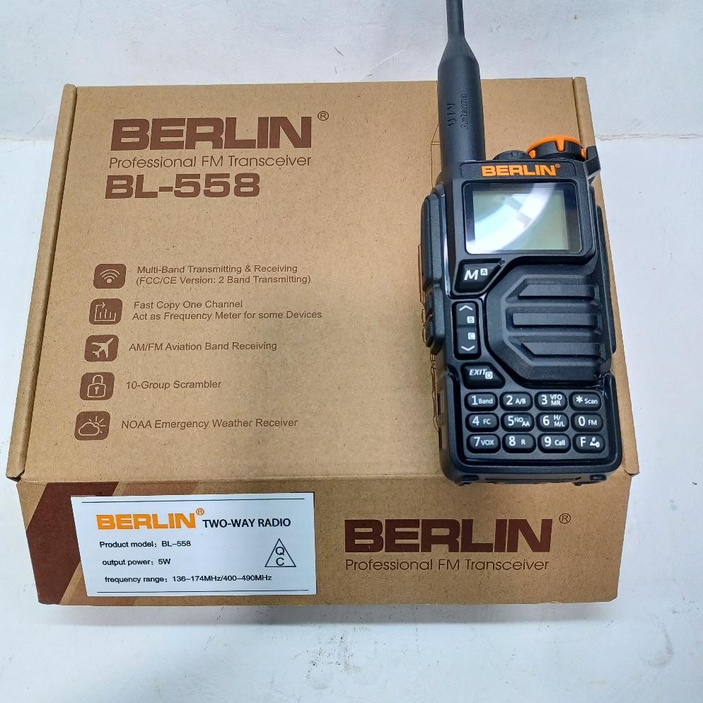 Kons Ht Berlin Bl-558 Vhf Ksun  Uhf Dualband ( Unlock)