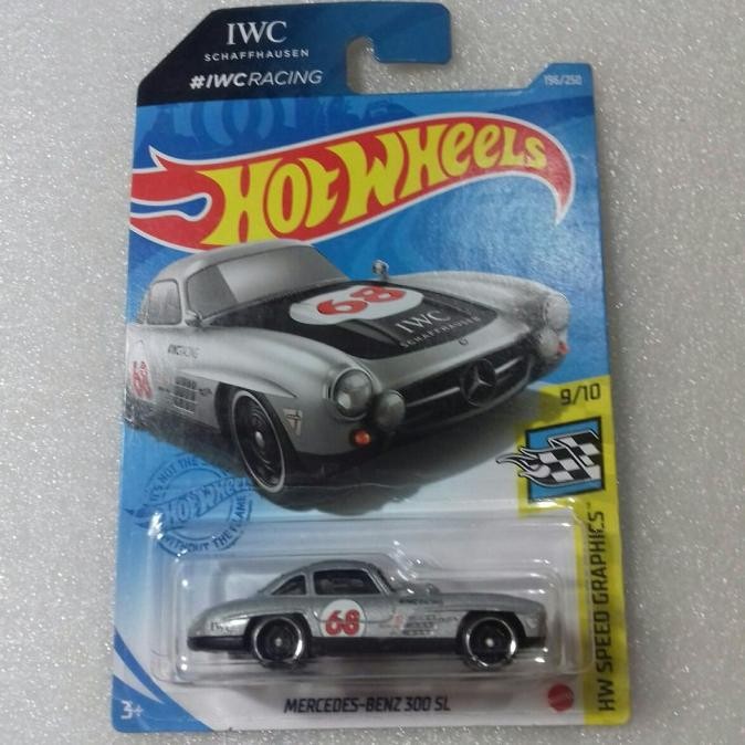 Hot Wheels Mercedes Benz 300 SL. HW Speed Graphics. IWC Schaffhausen.