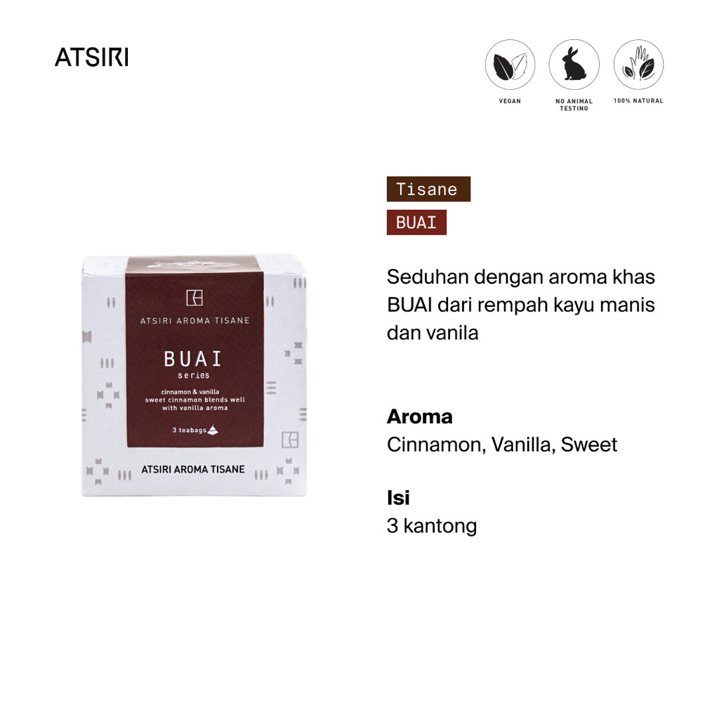 

Rumah Atsiri Buai Atsiri Aroma Tisane