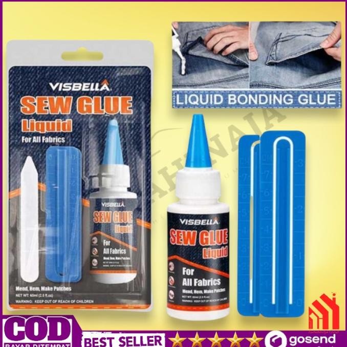 

TERBARU - Lem Kain Tanpa Jahit Tahan Air Lembaran Jeans Repair Flanel Kuat Texti