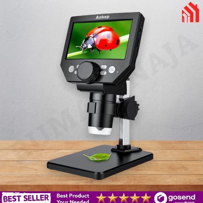 

TERMURAH - Mikroskop Pembesar objek Edukasi Pembesaran Digital USB With Monitor