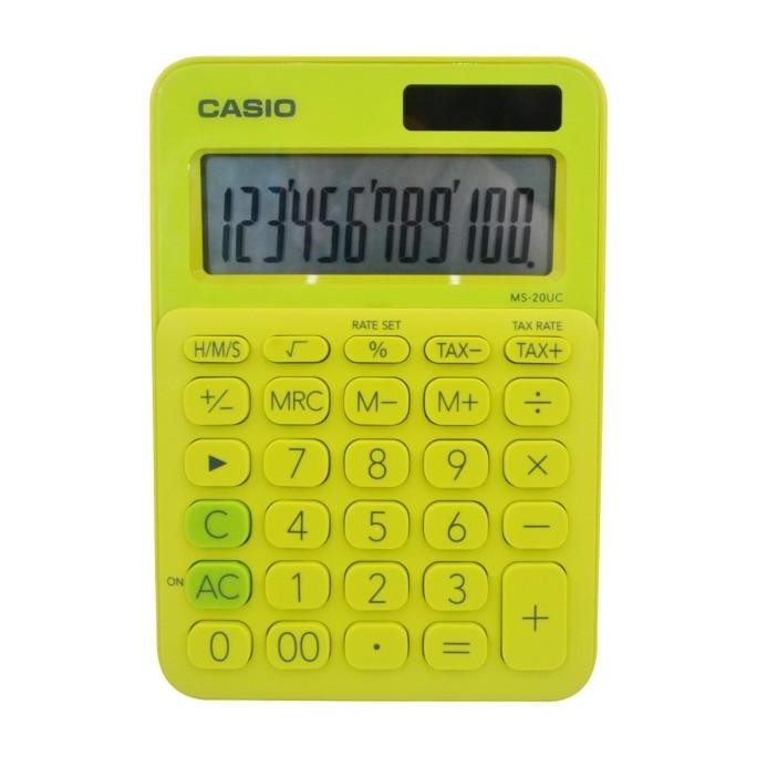 

NEW Kalkulator My Style CASIO MS-20UC Colorful Series Calculator 20 UC