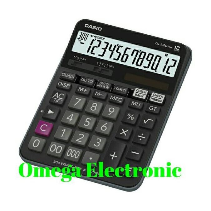 

BEBAS ONGKIR - Casio Calculator DJ 120D Plus - Check & Correct Kalkulator Desktop