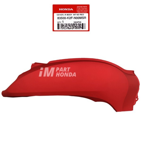 83500-K2F-N00MSR Cover Body Kanan Scoopy eSP K2F Stylish Red Merah Dof JKT