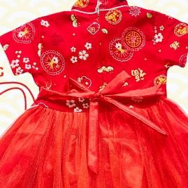 Dress Anak Perempuan Cheongsam Baju Cina Anak / Baju Cheongsam Anak Perempuan Dress Tutu