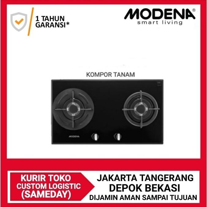 MODENA BH 1725 / BH1725 Crista Kompor Gas Tanam 73cm 2 tungku