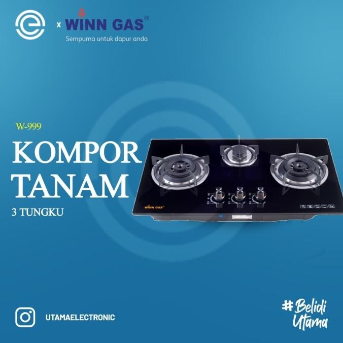 WINN GAS Kompor Gas Tanam 2 Tungku W-999