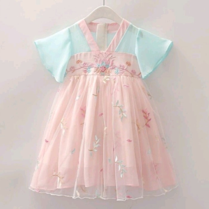 dress hanbok anak perempuan korea cheongsam anak cheong sam anak cewe